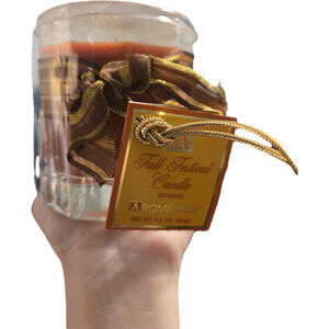 Aromatique Fall Festival Fragrance Candle 5.5 oz NWT seasonal harvest